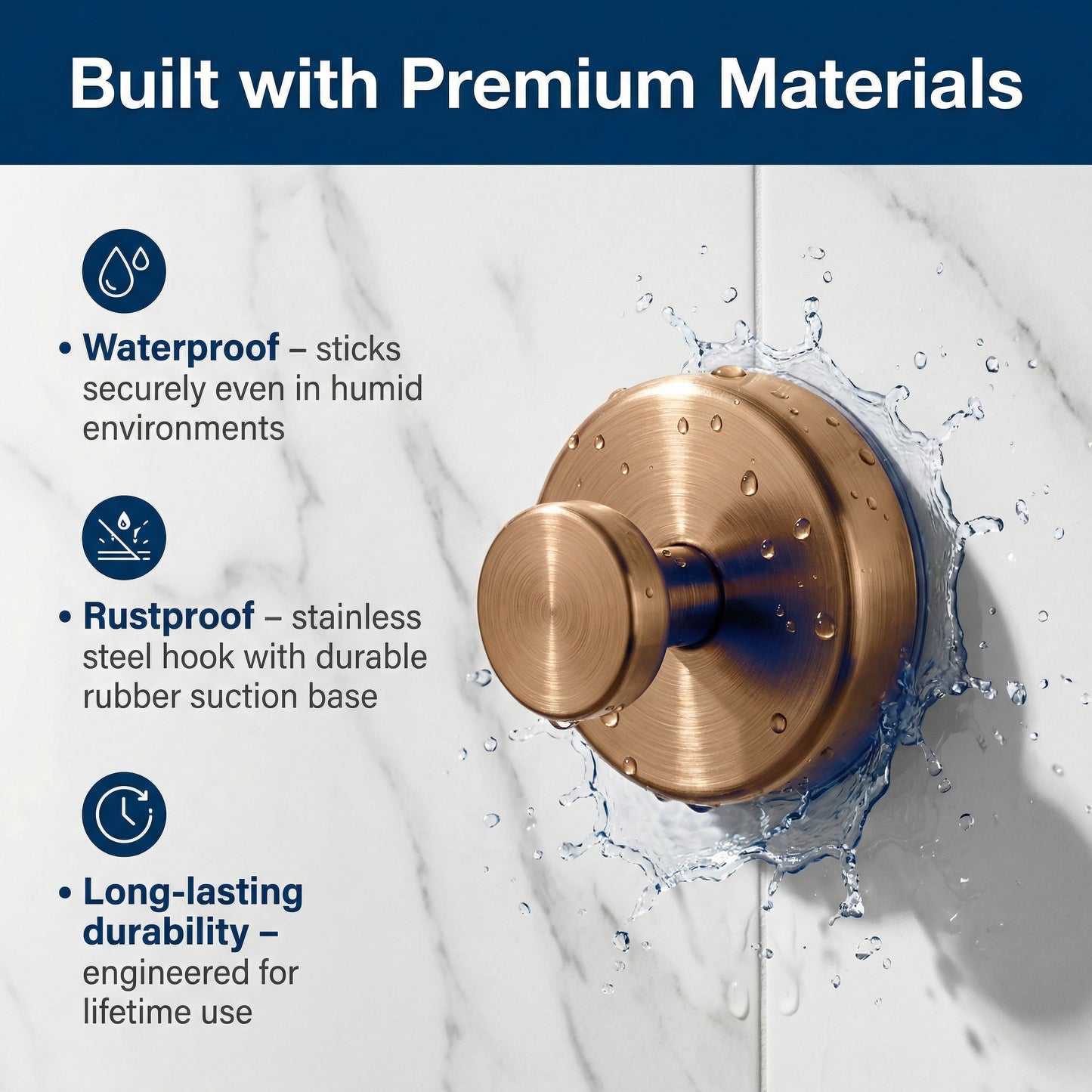 DMActy™ Heavy-Duty Suction Hooks