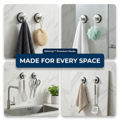 DMActy™ Heavy-Duty Suction Hooks